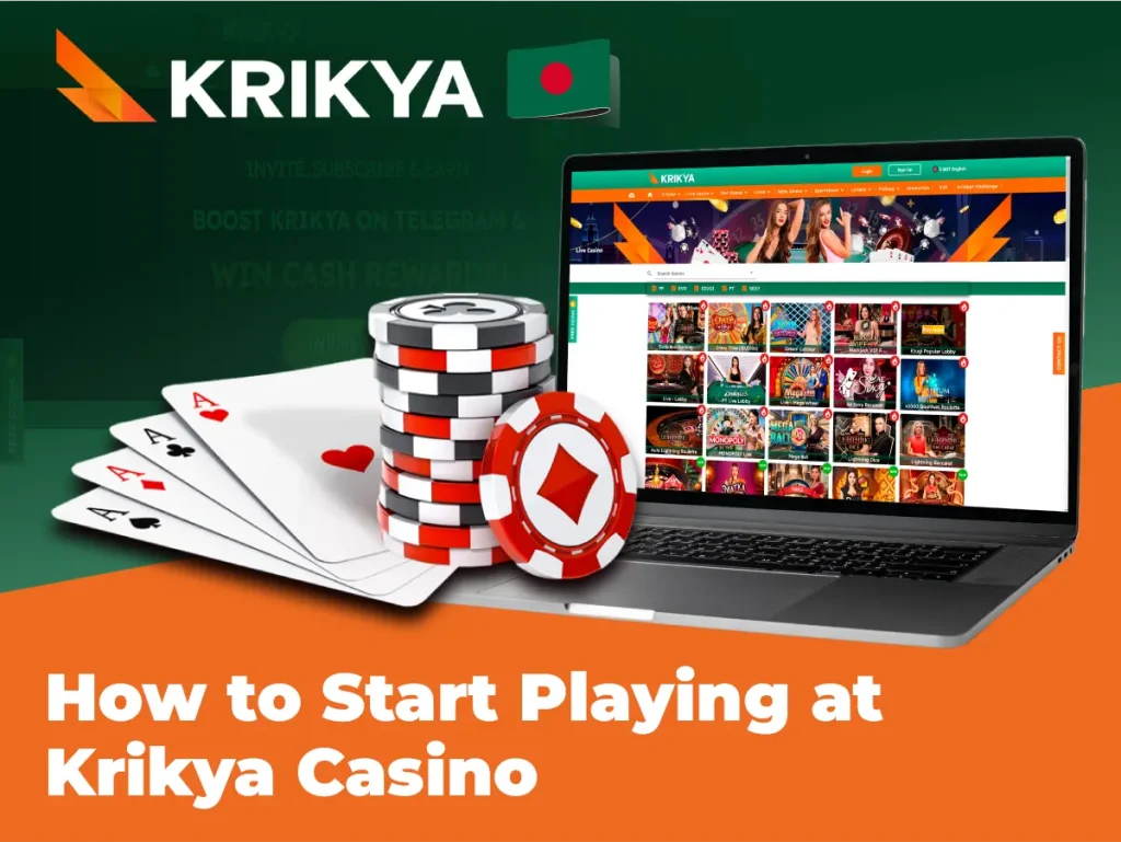 How to Start Playing at Krikiya Casino